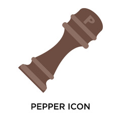 pepper icons isolated on white background. Modern and editable pepper icon. Simple icon vector illustration.