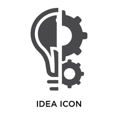 idea icon on white background. Modern icons vector illustration. Trendy idea icons