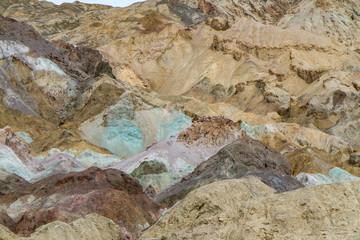 Artist's Palette Colorful Rock Formations, Death Valley, California