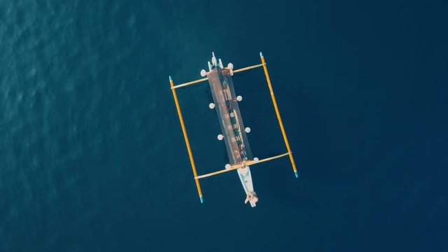 Skaklya Waterfall near the village of Bov and Vazov's footpath. Aerial 4k footage, summer beautiful nature in Bulgaria