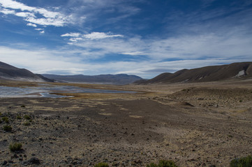 region of lowland Bolivia surrounded by mountains