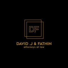 law logo initials DF. business logo design inspiration
