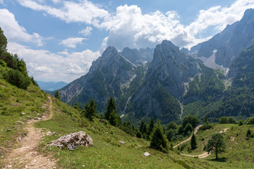 Kaiserbachtal Weg zum Stripsenjochhaus