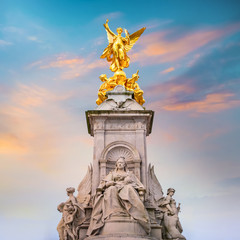 Victoria Memorial at the Mall Road in front of Buckingham Palace, London