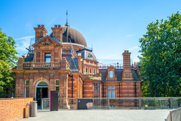 Royal Observatory Greenwich in london, england, uk - obrazy, fototapety, plakaty
