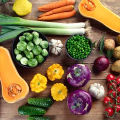 Foto op Plexiglas Fresh and local grown vegetables © bit24