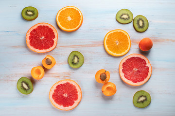 Colorful fruit pattern