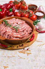 Raw minced meat