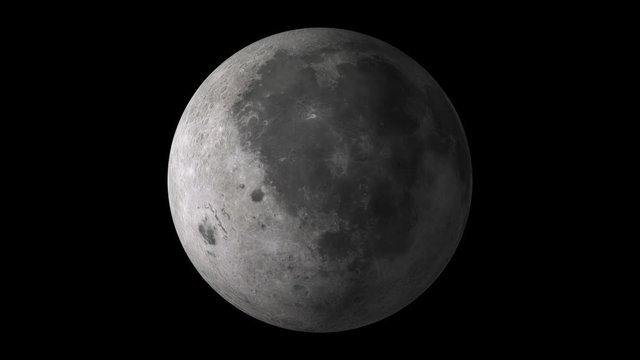 moon globe view fade to black