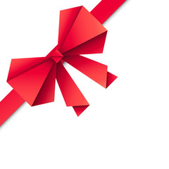 kokarda origami wektor - 215033132