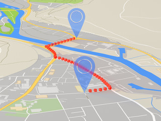 Fototapeta premium GPS.navigator pin icon