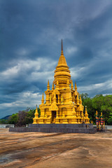 Fototapeta premium Laem Sor Pagoda on the island of Koh Samui in Thailand.
