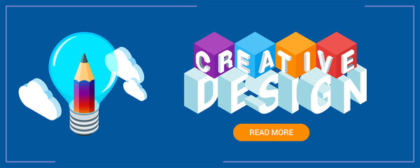 Creative idea banner