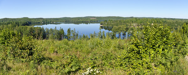 Panorama of the lake Gissen © leopold