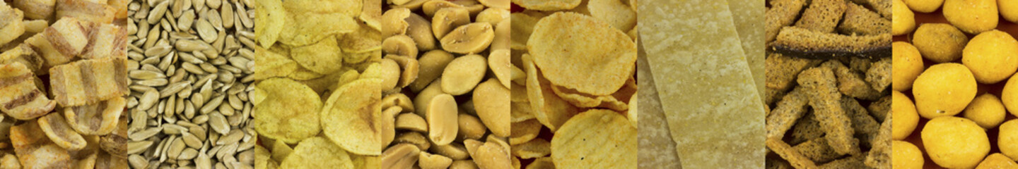 Peanut, Snack, nut, potato chips . Salty food for beer