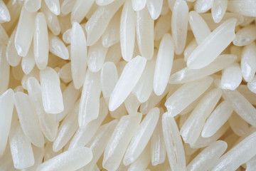 Thailand Jasmine rice texture background close up