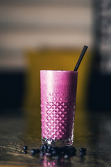 blueberries smoothie cocktail