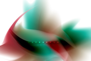 Holographic paint explosion design, fluid colors flow, colorful storm. Liquid mixing colours motion concept, trendy abstract background layout template for business presentation, app wallpaper banner