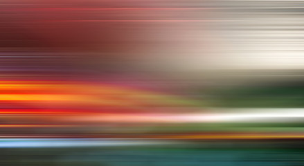 Blur motion lights of cars. Abstract  urban background. Blurred  moving  traffic. Long exposure image  