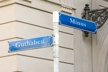 Schild 323 - Guthaben