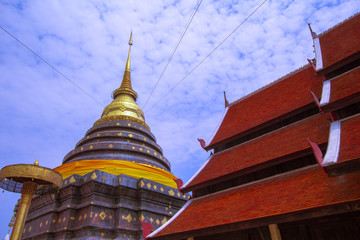 Fototapeta premium Wat Phra That Lampang Luang thailand