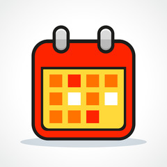 Vector illustration of calendar icon
