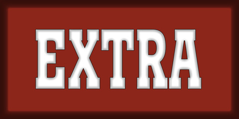 extra Logo Stamp Icon