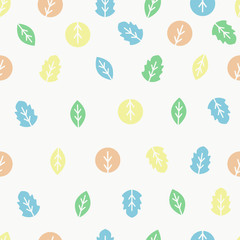 minimalist tropical leaf pattern background