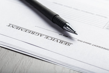 Lease or Rental agreement document