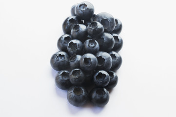 Pile of blueberries
