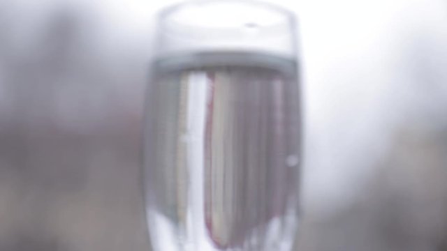the glass ow water , blur and bad weather, save the water!