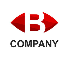 b logo in oval