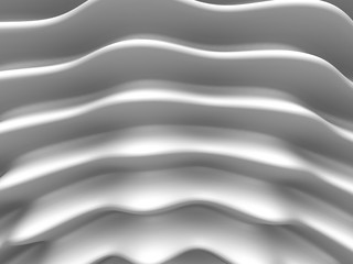 White stripe waves pattern futuristic background