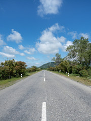 Perspective road, Ismayilli district, Azerbaijan