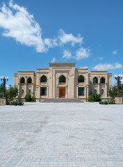 Fototapeta na wymiar Heydar Aliyev center, Ismayilli, Azerbaijan