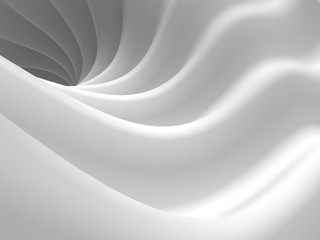 White stripe waves pattern futuristic background