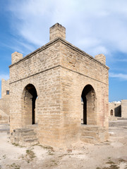 Ancient building of Ateshgah religious complex, Baku, Azerbaijan