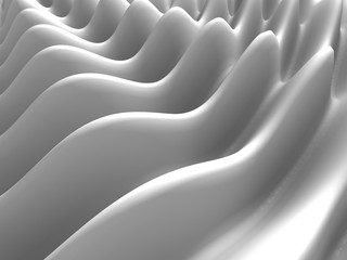 White stripe waves pattern futuristic background