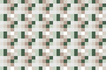 Mosaic pattern background | Brown and Green colour tone