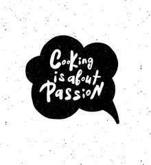 Cooking with passion.