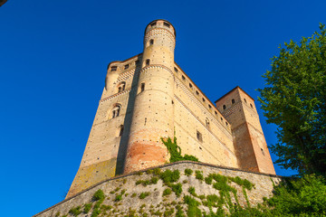 Serralunga d'Alba castle, langhe, Piedmont, Italy