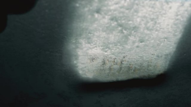 Shot From Inside The Car As I Clean The Snow From The Windshield