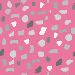 Terrazzo background seamless pattern, vector illustration design