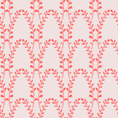 Romantic seamless vector floral pattern