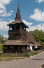 Fototapeta na wymiar Old wooden Hungary church