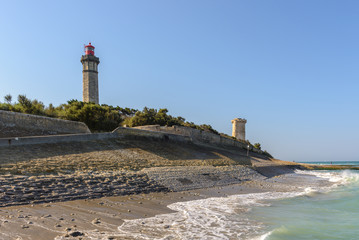 Lighthouse of Whales (Phare des Baleines) in Re Island, France