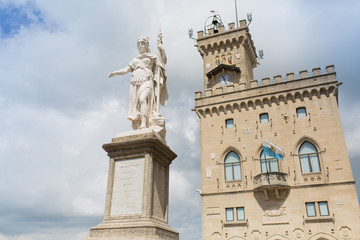 Fototapeta na wymiar San Marino, Riwiera Adriatycka, Włochy