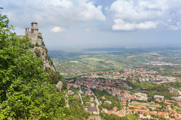 Fototapeta na wymiar San Marino, Riwiera Adriatycka, Włochy