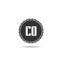 Initial Letter CO Logo Template Design