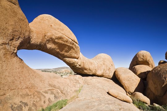 Rock Arch, natural rock arche, Spitzkoppe mountain, Namibia, Africa